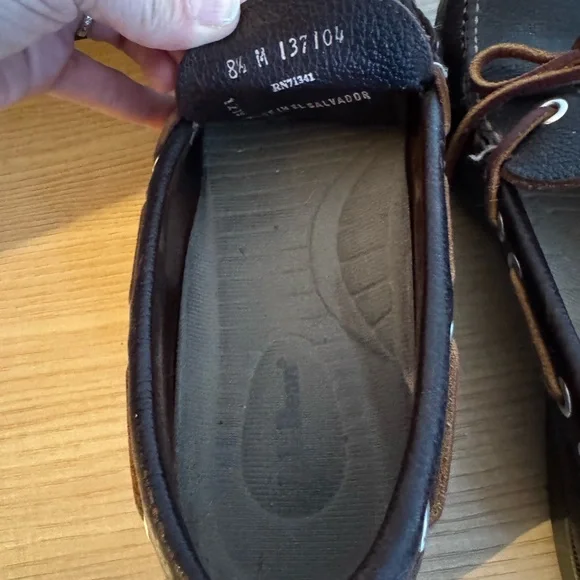 L.L. Bean Classic Leather Boat Shoes - Picture 5 of 5